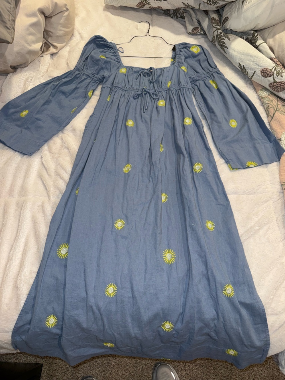 Free People Embroidered Sunflower dress